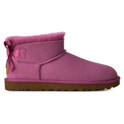 Обувки Ugg Ultra Mini Bailey Bow boots - Purple (Dark Winterberry) обувки,дамски,боти,мъжки,боти,ugg,ultra,mini,bailey,bow,boots,purple,(dark,winterberry)