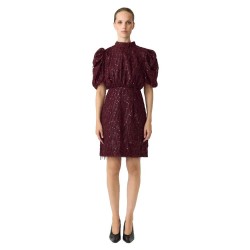 Рокля Yas Ilza short sleeve short dress - Purple (Port Royale) рокля,дамски,поли,и,рокли,yas,ilza,short,sleeve,short,dress,purple,(port,royale)