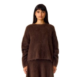 Блуза Yas Tilde sweater - Brown (Mole / Detail Melange) блуза,мъжки,пуловери,дамски,пуловери,yas,tilde,sweater,brown,(mole,detail,melange)
