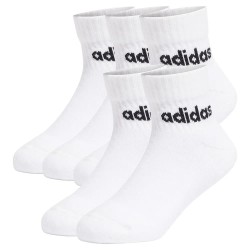 Чорапи Adidas Linear Ankle socks 5 units - White (White / White / White / White) чорапи,мъжки,чорапи,дамски,чорапи,adidas,linear,ankle,socks,5,units,white,(white,white,white,white)