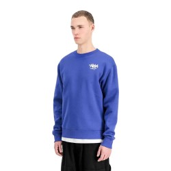 Блуза Alpha industries Alpha Signature sweatshirt - Blue (Galactic Blue) блуза,мъжки,пуловери,alpha,industries,alpha,signature,sweatshirt,blue,(galactic,blue)