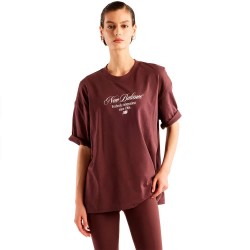 Тениска New balance Pressed Flowers Memories Oversized short sleeve T-shirt - Brown / Purple (Brown) тениска,мъжки,тениски,дамски,тениски,new,balance,pressed,flowers,memories,oversized,short,sleeve,t,shirt,brown,purple,(brown)