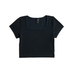 Тениска G-Star South short sleeve T-shirt - Black (Salute) тениска,мъжки,тениски,дамски,тениски,g,star,south,short,sleeve,t,shirt,black,(salute)