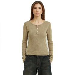 Тениска G-Star Vintage long sleeve T-shirt - Beige (Fossil Gd) тениска,мъжки,тениски,дамски,тениски,g,star,vintage,long,sleeve,t,shirt,beige,(fossil,gd)