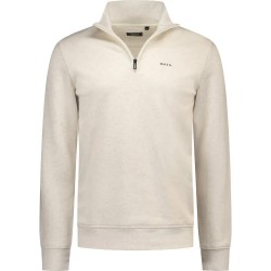 блуза,мъжки,пуловери,nza,new,zealand,26fn331,half,zip,sweatshirt,beige,(soft,ivory,melange)