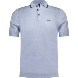 Nza new zealand 26GN182 short sleeve polo - Blue / Grey (Soft Ocean Melange) дамски,блузи,с,яка,мъжки,блузи,с,яка,nza,new,zealand,26gn182,short,sleeve,polo,blue,grey,(soft,ocean,melange)