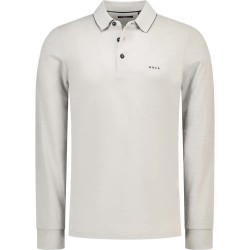 Nza new zealand 26GN206 long sleeve polo - White (Scouting Green Melange) дамски,блузи,с,яка,мъжки,блузи,с,яка,nza,new,zealand,26gn206,long,sleeve,polo,white,(scouting,green,melange)