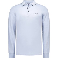 Nza new zealand 26GN206 long sleeve polo - Blue (Soft Ocean Melange) дамски,блузи,с,яка,мъжки,блузи,с,яка,nza,new,zealand,26gn206,long,sleeve,polo,blue,(soft,ocean,melange)