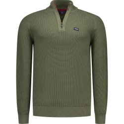 блуза,мъжки,пуловери,дамски,пуловери,nza,new,zealand,26gn491,half,zip,sweater,green,(scouting,green,melange)