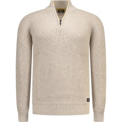 Блуза Nza new zealand 26HN472 half zip sweater - Beige (Tan Sand Melange) блуза,мъжки,пуловери,дамски,пуловери,nza,new,zealand,26hn472,half,zip,sweater,beige,(tan,sand,melange)
