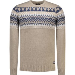 Блуза Nza new zealand 26HN483 sweater - Beige (Tan Sand Melange) блуза,мъжки,пуловери,дамски,пуловери,nza,new,zealand,26hn483,sweater,beige,(tan,sand,melange)