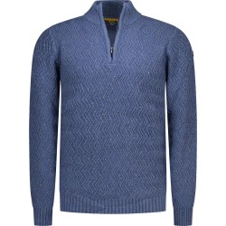 Блуза Nza new zealand 26HN495 sweater - Blue (Ink Blue Melange) блуза,мъжки,пуловери,дамски,пуловери,nza,new,zealand,26hn495,sweater,blue,(ink,blue,melange)