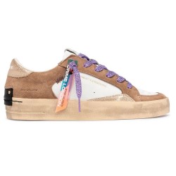 Маратонки Crime london SK8 Deluxe trainers - Brown (Beige) маратонки,мъжки,маратонки,дамски,маратонки,crime,london,sk8,deluxe,trainers,brown,(beige)