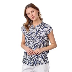 Риза с къс ръкав Redgreen Allie short sleeve shirt - Blue (Navy Pattern) риза,с,къс,ръкав,дамски,ризи,мъжки,ризи,redgreen,allie,short,sleeve,shirt,blue,(navy,pattern)