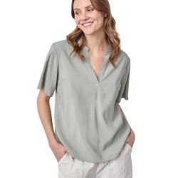 Риза с къс ръкав Redgreen Amelia short sleeve shirt - Grey (Light Green) риза,с,къс,ръкав,дамски,ризи,мъжки,ризи,redgreen,amelia,short,sleeve,shirt,grey,(light,green)