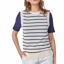 блуза,мъжки,пуловери,дамски,пуловери,redgreen,jasmin,sleeveless,sweater,white,(navy,stripe)