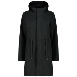 Палто CMP 36K2366 coat - Black (Antracite Melange) палто,мъжки,якета,cmp,36k2366,coat,black,(antracite,melange)