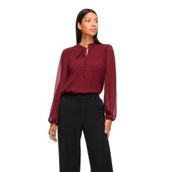 Vila Falia long sleeve blouse - Red (Port Royale) дамски,блузи,vila,falia,long,sleeve,blouse,red,(port,royale)