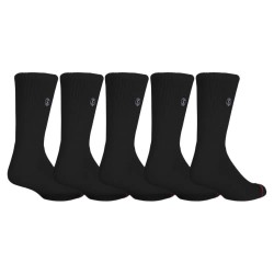 чорапи,мъжки,чорапи,дамски,чорапи,salty,crew,line,up,crew,socks,5,units,black,(black)