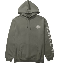 Суичър Salty crew Signace fleece hoodie - Green (Dusty Olive) суичър,мъжки,пуловери,salty,crew,signace,fleece,hoodie,green,(dusty,olive)