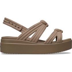 Сандали на платформа Crocs Brooklyn Low Wedge sandals - Brown (Latte) сандали,на,платформа,дамски,сандали,и,чехли,crocs,brooklyn,low,wedge,sandals,brown,(latte)