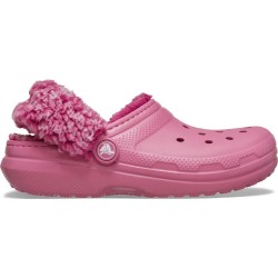 Crocs Classic Fleece Lined Kids clogs - Pink (Quiet Rose) дамски,сандали,и,чехли,мъжки,сандали,мъжки,джапанки,и,чехли,crocs,classic,fleece,lined,kids,clogs,pink,(quiet,rose)