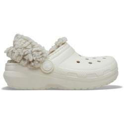 Crocs Classic Fleece Lined Toddler clogs - White (Summit White) дамски,сандали,и,чехли,мъжки,сандали,мъжки,джапанки,и,чехли,crocs,classic,fleece,lined,toddler,clogs,white,(summit,white)