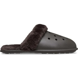 Пантофи Crocs Classic Fuzz Scuff slippers - Black (Dark Cocoa) пантофи,мъжки,пантофи,дамски,пантофи,crocs,classic,fuzz,scuff,slippers,black,(dark,cocoa)