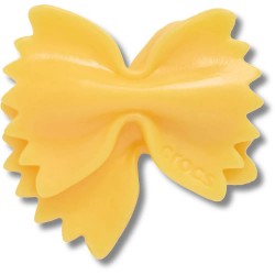 Jibbitz Realistic Farfalle Pasta charm - Yellow обувни,аксесоари,jibbitz,realistic,farfalle,pasta,charm,yellow