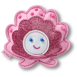 Jibbitz Sparkle Shell charm - Pink обувни,аксесоари,jibbitz,sparkle,shell,charm,pink
