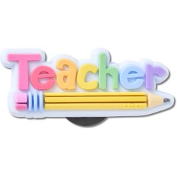 Jibbitz Teacher Pencil charm - Pink обувни,аксесоари,jibbitz,teacher,pencil,charm,pink