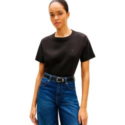 тениска,мъжки,тениски,дамски,тениски,tommy,hilfiger,interlock,boxy,fit,short,sleeve,t,shirt,black,(black)