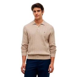 дамски,блузи,с,яка,мъжки,блузи,с,яка,tommy,hilfiger,mw0mw41955,long,sleeve,polo,beige,(batique,khaki)