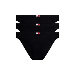 дамско,бельо,дамски,бикини,и,танкини,tommy,hilfiger,uw0uw06141,panties,black,(black,black,black)