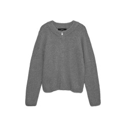 жилетка,мъжки,пуловери,дамски,пуловери,vero,moda,berry,cardigan,grey,(medium,grey,melange,detail,4004)