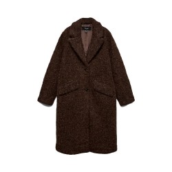 Палто Vero moda Elena coat - Brown (Chocolate Torte / Detail Melange) палто,мъжки,якета,vero,moda,elena,coat,brown,(chocolate,torte,detail,melange)