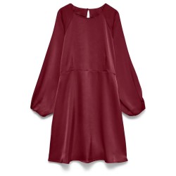 рокля,дамски,поли,и,рокли,vero,moda,miro,long,sleeve,short,dress,red,(windsor,wine)