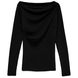 Тениска Vero moda Sofine long sleeve T-shirt - Black (Black) тениска,мъжки,тениски,дамски,тениски,vero,moda,sofine,long,sleeve,t,shirt,black,(black)