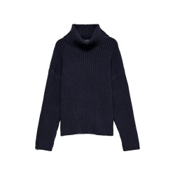 Блуза Vero moda Sophia high neck sweater - Black (Night Sky) блуза,мъжки,пуловери,дамски,пуловери,vero,moda,sophia,high,neck,sweater,black,(night,sky)
