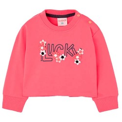 Тениска Boboli 324009 long sleeve T-shirt - Pink (Strawberry) тениска,мъжки,тениски,дамски,тениски,boboli,324009,long,sleeve,t,shirt,pink,(strawberry)