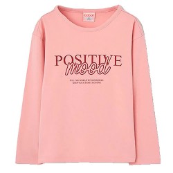 Тениска Boboli 424033 long sleeve T-shirt - Pink (Rose) тениска,мъжки,тениски,дамски,тениски,boboli,424033,long,sleeve,t,shirt,pink,(rose)