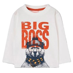 тениска,мъжки,тениски,дамски,тениски,boboli,534068,long,sleeve,t,shirt,white,(off,white)