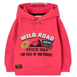 суичър,детски,блузи,boboli,544003,hoodie,pink,(cayenne)