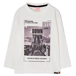 тениска,мъжки,тениски,дамски,тениски,boboli,624035,long,sleeve,t,shirt,white,(off,white)