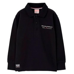 дамски,блузи,с,яка,мъжки,блузи,с,яка,boboli,854018,long,sleeve,polo,black,(black)