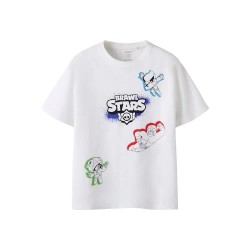 Тениска Name it Evere short sleeve T-shirt - White (Bright White / Detail Brawlstars) тениска,мъжки,тениски,дамски,тениски,name,it,evere,short,sleeve,t,shirt,white,(bright,white,detail,brawlstars)