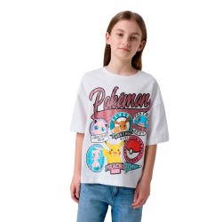 Тениска Name it Jylal Pokemon Relaxed Fit short sleeve T-shirt - White (Bright White) тениска,мъжки,тениски,дамски,тениски,name,it,jylal,pokemon,relaxed,fit,short,sleeve,t,shirt,white,(bright,white)