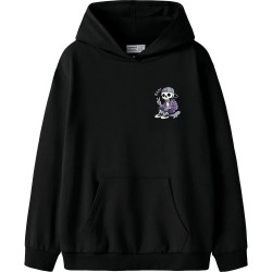 Суичър Name it Lasse hoodie - Black (Black) суичър,детски,блузи,name,it,lasse,hoodie,black,(black)