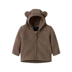 Яке Name it Meeko Fleece jacket - Brown (Walnut) яке,мъжки,якета,дамски,якета,и,палта,name,it,meeko,fleece,jacket,brown,(walnut)