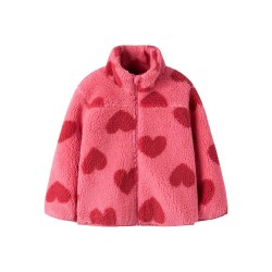 Яке Name it Monica Teddy jacket - Pink (Flowering Ginger) яке,мъжки,якета,дамски,якета,и,палта,name,it,monica,teddy,jacket,pink,(flowering,ginger)